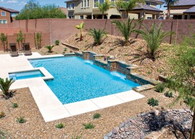 Chandler pool tile waterline